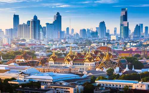 Bangkok Hop-On Hop-Off Otobüs Turu Bangkok Büyük Saray üstü açık gezi otobüsü