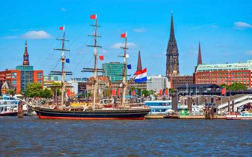 Hamburg Hop-On Hop-Off Otobüsü Hamburg Speicherstadt üstü açık gezi otobüsü